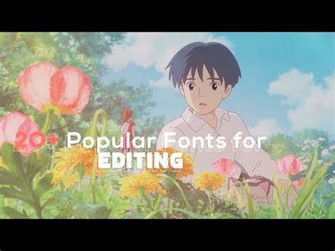 Typography is currently playing a central role in web design, with progressive improvements like variable fonts, css shapes, flexbox. 20+ Free Popular Editing Fonts !! - YouTube