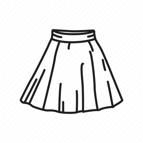 Circular Skirt Dress Gown Mini Skirt Pleated Skirt Skirt Icon
