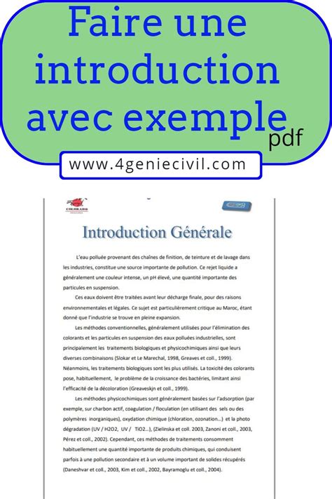 8 Exemples D Introduction Remerciement Et Conclusion De Pfe Rapport De