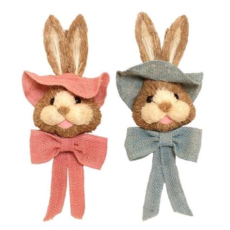 Rabbit Face Bristle Hanger These Happy Rabbit Hangers Will Brighten Up Your Home This Easter