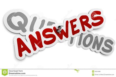 Questions And Answers Royalty Free Stock Image - Image: 30315366