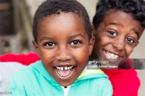 Portrait Of Happy Boys High Res Stock Photo Getty Images