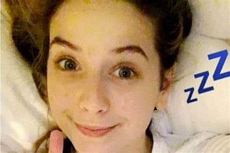 Youtube Star Zoella Swaps Sweet For Saucy As She Poses For Selfie In