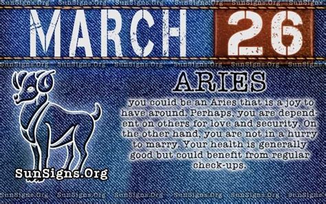 March 26 Zodiac Horoscope Birthday Personality Sunsignsorg