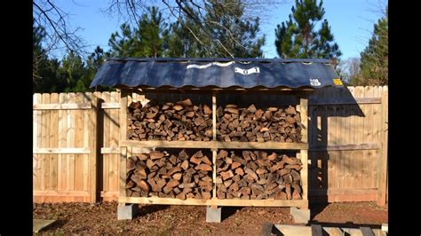 Firewood Storage From Pallets Youtube