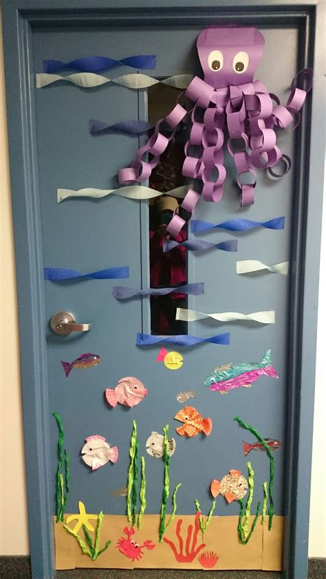 From premium goodie bags to decorations, we can customise something to suit your party/. Under the sea theme classroom door decoration # ...