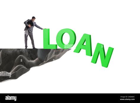Debt And Loan Concept With Businessman Stock Photo Alamy