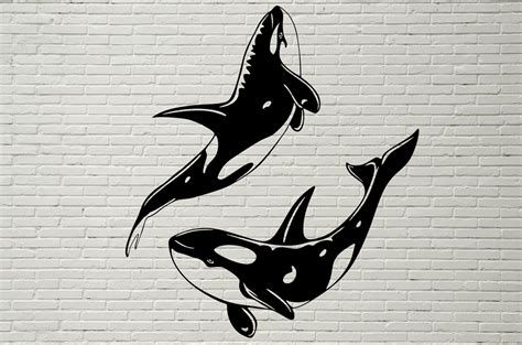 Killer Whale Svg Dxf Orca Cut File For Laser Dxf For Plasma Etsy Uk