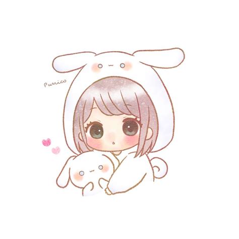 ぷにこ。 On Twitter Chibi Anime Kawaii Cute Animal Drawings Kawaii