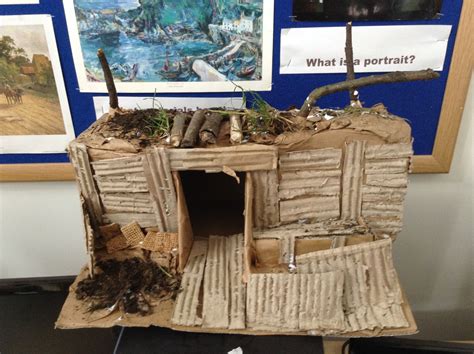 Model Of A Ww1 Trench By Year 6 History Projects School Projects Ww1
