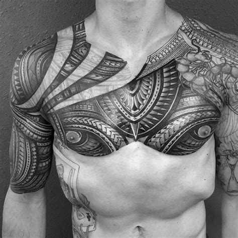 50 Awesome 3d Chest Tattoo Designs Gravetics