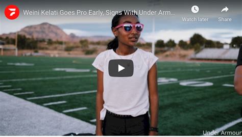 Watch Weini Kelati Goes Pro Early Signs With Under Armour Total Sports