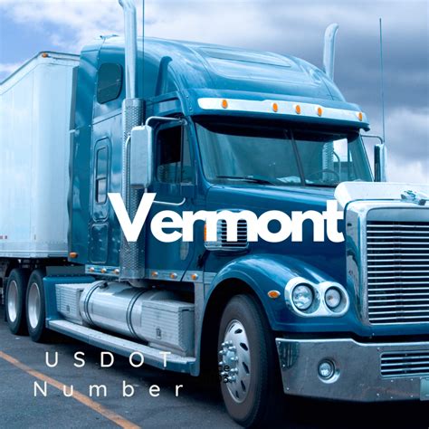 Vermont Dot Number Fmcsa Registration