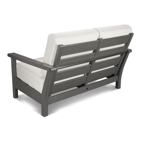 Polywood Harbour Deep Seating Love Seat Authenteak