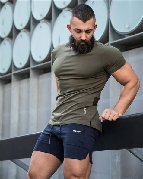hot men bodies fitness apparel gym rat bearded men gym outfit workout clothes hot guys