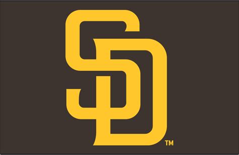 San Diego Padres Primary Dark Logo National League Nl Chris