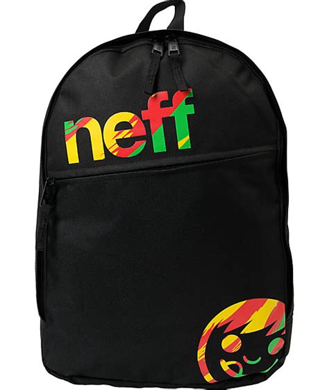 Neff Daily Black And Rasta Backpack At Zumiez Pdp