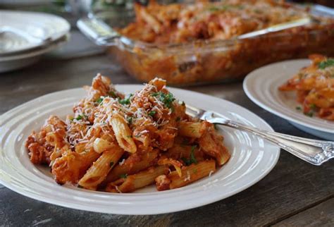 Tomato Chicken Pasta Bake Weekend At The Cottage