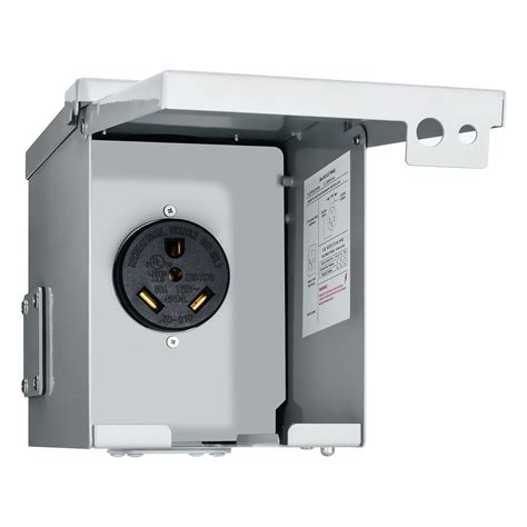 Sintron Rv Power Outlet Box 30 Amp 125 Volt Enclosed Lockable Weathe
