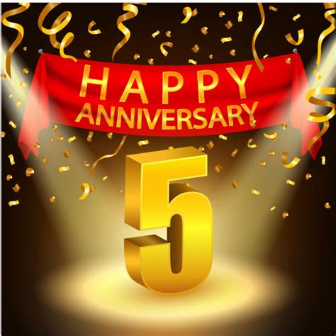 Best Work Anniversary Illustrations Royalty Free Vector Graphics