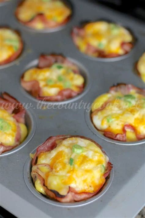 Baked Ham And Egg Cups The Country Cook