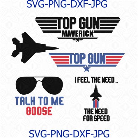Top Gun Svg Bundle Need For Speed Talk To Me By Digital4u On Zibbet