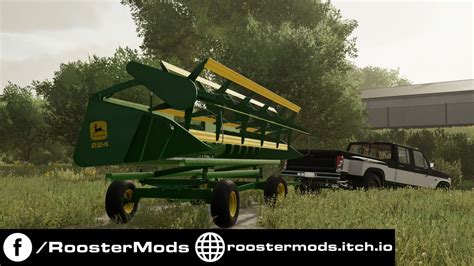 John Deere Header Trailer Fs22 Kingmods