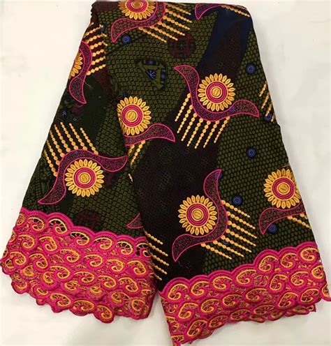 African Cord Lace Fabric With Java High Quality 6yards Latest African Laces 2018 Nigerian Lace