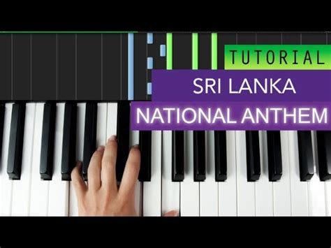 National Anthem Of Sri Lanka Piano Tutorial Acordes Chordify