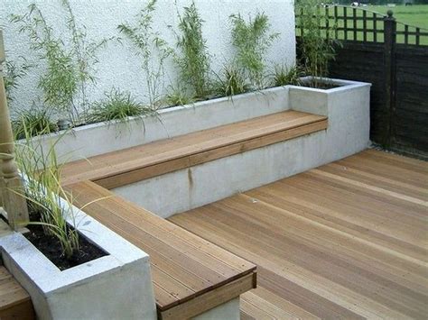 30 Exciting Outdoor Wooden Bench Seat Design Ideas With Planter Box