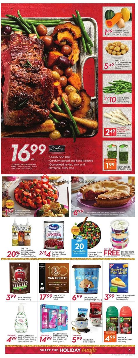 Turkey ($59), spiral ham ($69) and prime rib ($79). Safeway Christmas Dinner Canada - 21 Best Safeway ...