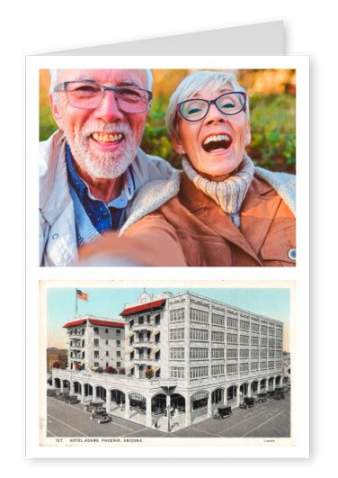Phoenix Arizona Hotel Adams Postales Vintage 🗺 📷 🎠 Enviar