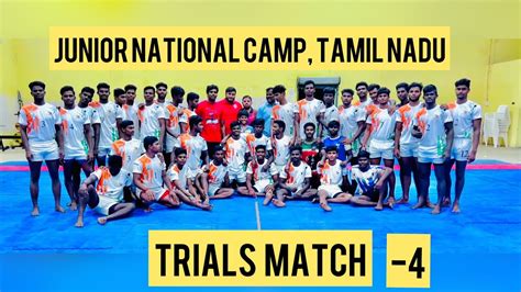 Camp Trail Junior National Camp Tamil Nadu Youtube