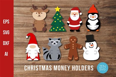 Christmas Money Holder Template