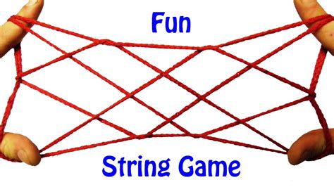 By doing a series of string figures created between two (or more) people. String Tricks! 7 Diamonds String Figure Step By Step - YouTube