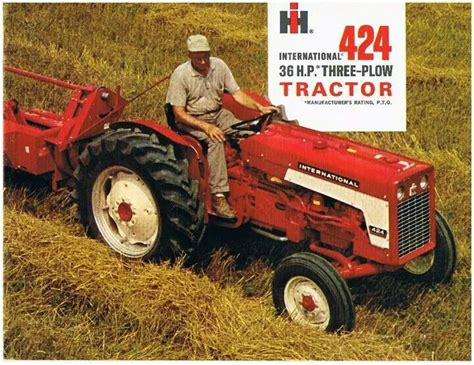 424 Ad International Tractors International Harvester Tractor