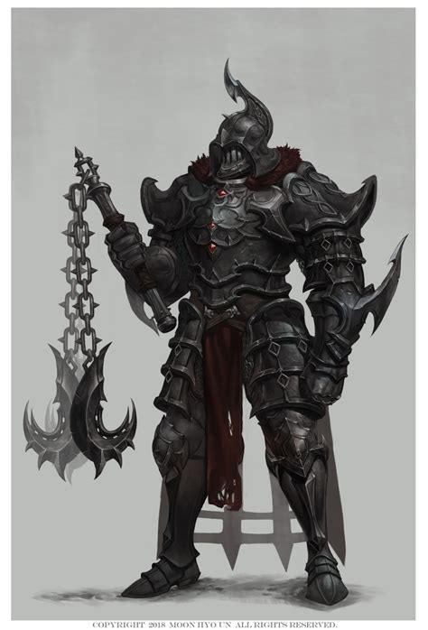 Artstation Heavy Armor Hyoun Moon In 2020 Fantasy Armor Fantasy