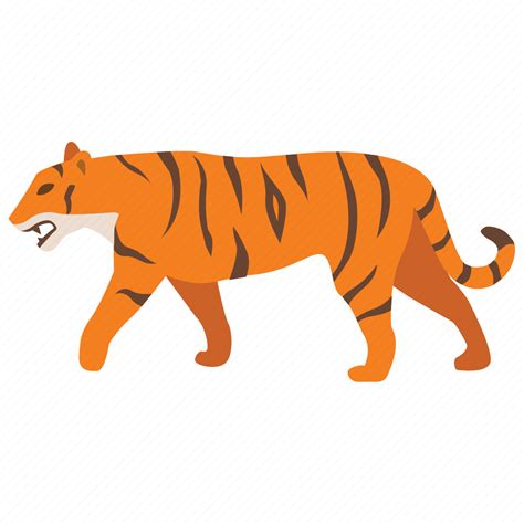 Animal Cat Tiger Tigress Wild Zoo Icon Download On Iconfinder