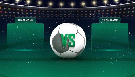 Football Club Matches Template Vector 04 Free Download