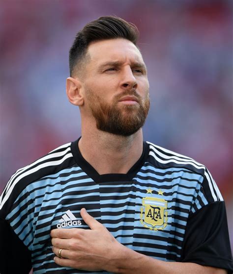 Kazan Russia June 30 Lionel Messi Of Argentina Looks On During The