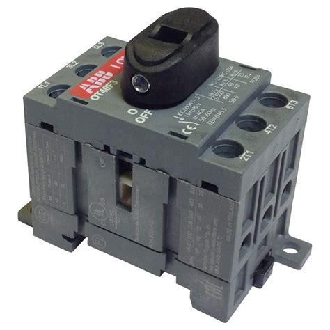 Ot40f3 1sca104902r1001 Abb Switch Disconnector 3 Pole Front