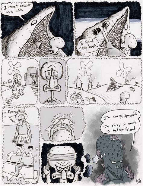the bikini bottom horror chapter 16 part 2 in 2023 spongebob comics dark comics horror