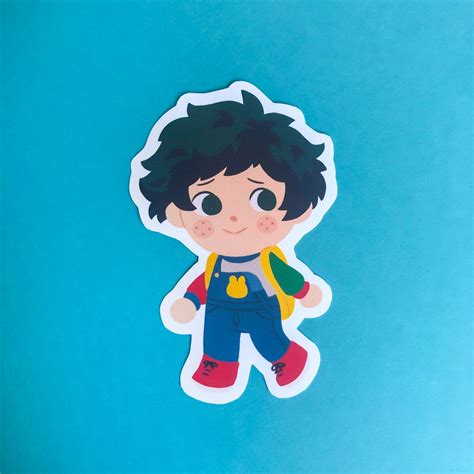 My Hero Academia Vinyl Stickers Deku Sticker Tsuyu Sticker Etsy