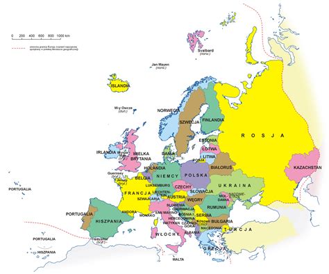 Mapa powstała na podstawie 63892 odpowiedzi. Mapa Europy - Mapa samochodowa, topograficzna, turystyczna