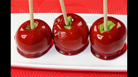 How To Make Candy Apples Easy Candy Apple Recipe Youtube
