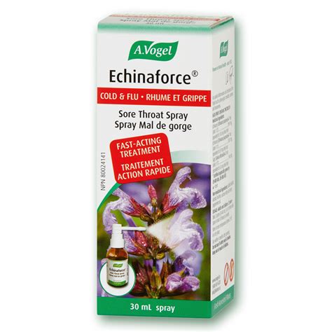 Avogel Echinaforce Sore Throat Spray Fast Acting Sore Throat Remedy