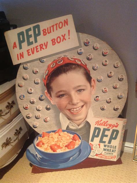 One Of Three Or Four Known To Exist Extremely Rare Pep Cereal Ad Sign