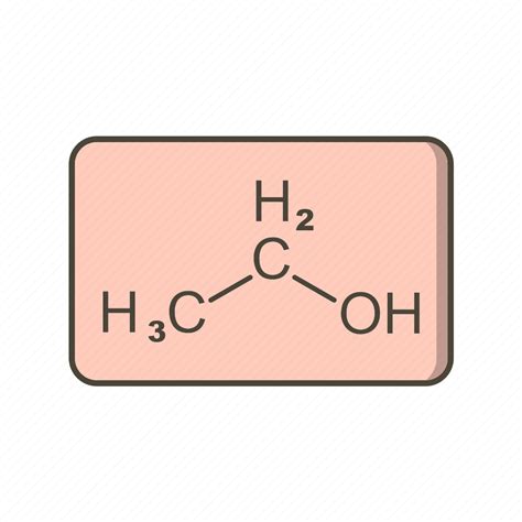 Chemistry Ethanol Formula Icon Download On Iconfinder