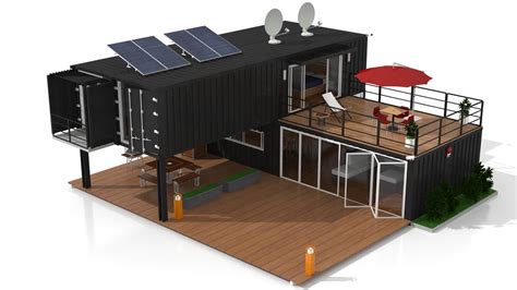 Container House 3d Model By Zyed