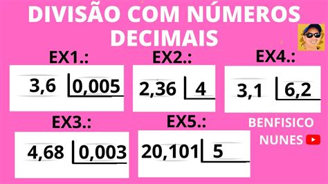 Divisão Com Números Decimais Exercícios EDULEARN